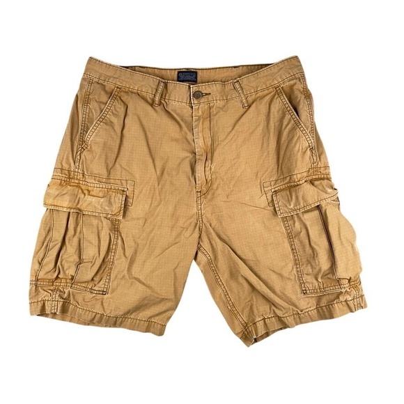 Levi's Other - Levis Cargo Shorts Mens 36 Brown Workwear Shorts  Utility Button Zip Fly Outdoor